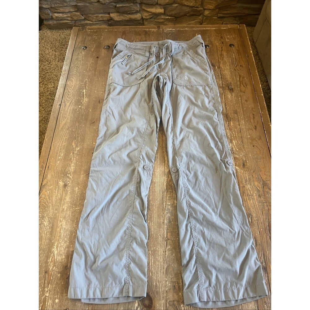 The North Face Horizon Tempest Pants Roll Up Cuff Hiking Gray Women's Size 6